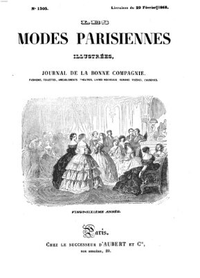Les Modes parisiennes Samstag 29. Februar 1868