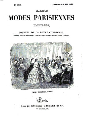 Les Modes parisiennes Samstag 2. Mai 1868