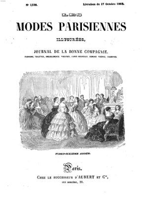 Les Modes parisiennes Samstag 17. Oktober 1868