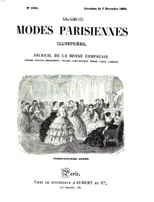 Les Modes parisiennes Samstag 7. November 1868