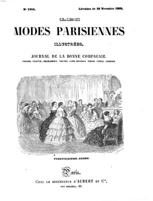 Les Modes parisiennes Samstag 28. November 1868