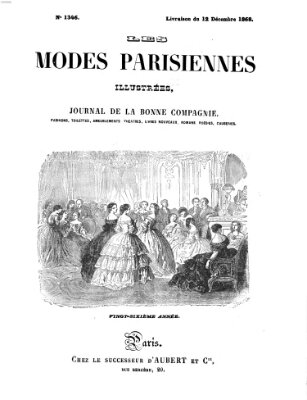 Les Modes parisiennes Samstag 12. Dezember 1868