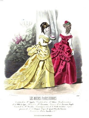 Les Modes parisiennes Samstag 16. Januar 1869