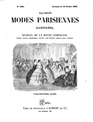 Les Modes parisiennes Samstag 16. Oktober 1869