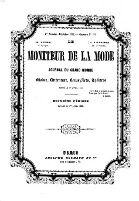 Le Moniteur de la mode Dienstag 5. Oktober 1852
