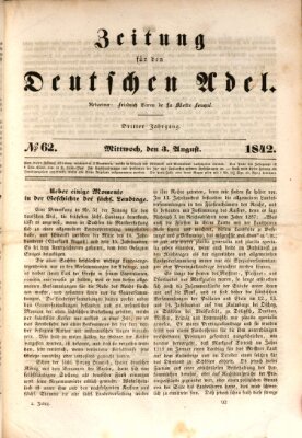 Zeitung für den deutschen Adel