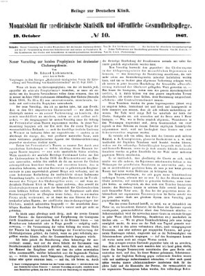 Deutsche Klinik Samstag 19. Oktober 1867