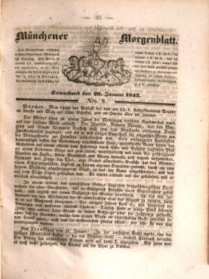 Münchener Morgenblatt Samstag 29. Januar 1842