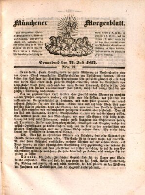 Münchener Morgenblatt Samstag 23. Juli 1842