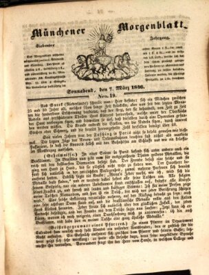 Münchener Morgenblatt Samstag 7. März 1846