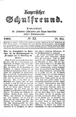 Bayerischer Schulfreund Mittwoch 29. Mai 1861