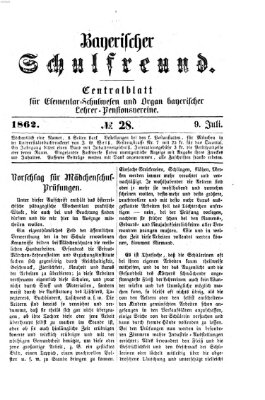 Bayerischer Schulfreund Mittwoch 9. Juli 1862