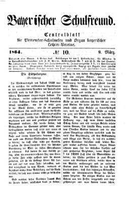 Bayerischer Schulfreund Mittwoch 9. März 1864