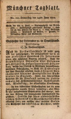 Münchener Tagblatt Donnerstag 24. Juni 1802