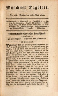 Münchener Tagblatt Freitag 30. Juli 1802