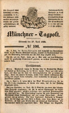 Münchener Tagpost (Münchener Morgenblatt)