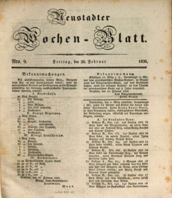 Neustadter Wochenblatt
