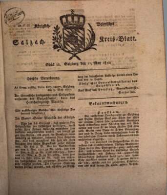 Königlich baierisches Salzach-Kreis-Blatt Montag 11. Mai 1812