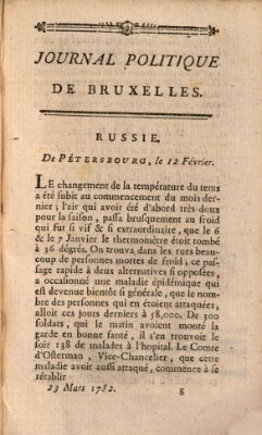 Mercure de France Samstag 23. März 1782