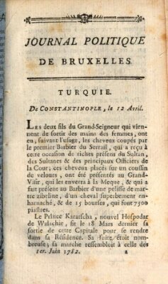 Mercure de France Samstag 1. Juni 1782