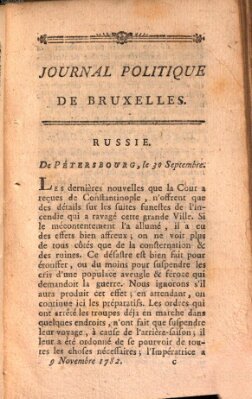 Mercure de France Samstag 9. November 1782
