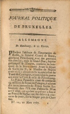 Mercure de France Samstag 10. März 1787