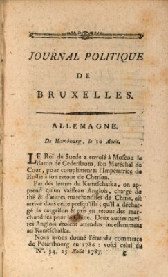 Mercure de France Samstag 25. August 1787