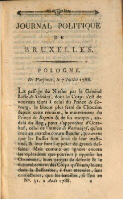 Mercure de France Samstag 2. August 1788