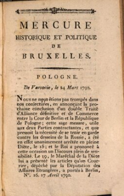 Mercure de France Samstag 17. April 1790