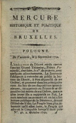 Mercure de France Samstag 2. Oktober 1790