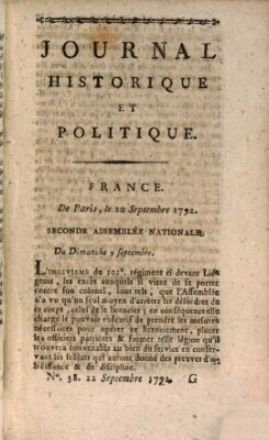 Mercure de France Samstag 22. September 1792