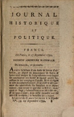 Mercure de France Samstag 29. September 1792