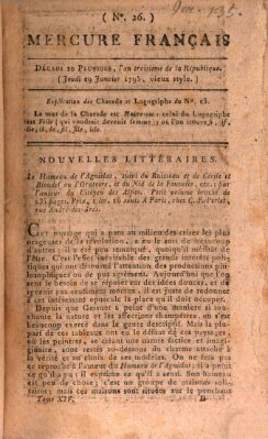 Mercure de France Donnerstag 29. Januar 1795