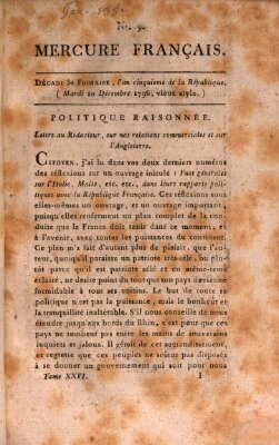 Mercure de France Dienstag 20. Dezember 1796