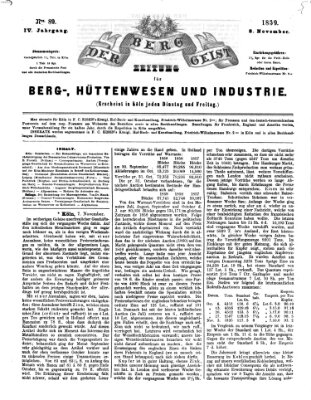 Der Berggeist Dienstag 8. November 1859