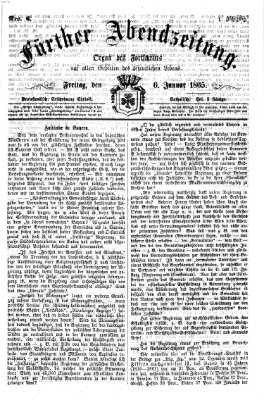 Fürther Abendzeitung Freitag 6. Januar 1865