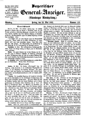 Bayerischer General-Anzeiger (Nürnberger Abendzeitung) Freitag 23. Mai 1862