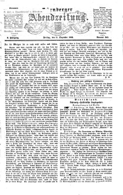 Nürnberger Abendzeitung Freitag 11. Dezember 1863