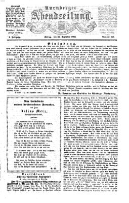 Nürnberger Abendzeitung Freitag 25. Dezember 1863