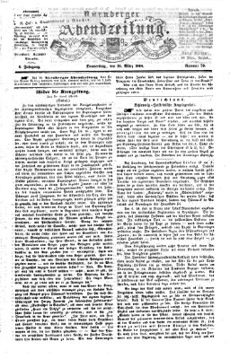 Nürnberger Abendzeitung Donnerstag 10. März 1864