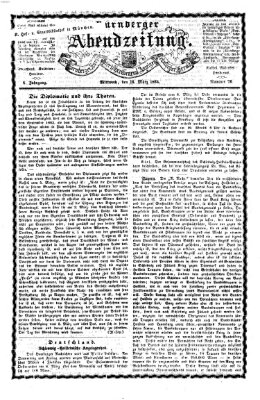 Nürnberger Abendzeitung Mittwoch 16. März 1864