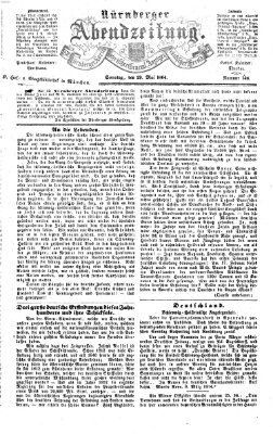 Nürnberger Abendzeitung Sonntag 29. Mai 1864