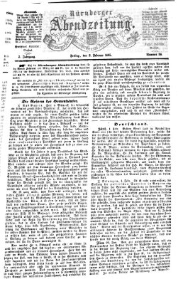Nürnberger Abendzeitung Freitag 3. Februar 1865