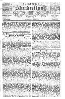 Nürnberger Abendzeitung Freitag 3. März 1865