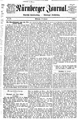 Nürnberger Journal (Nürnberger Abendzeitung) Mittwoch 17. Januar 1866