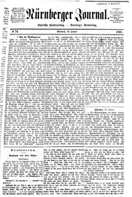 Nürnberger Journal (Nürnberger Abendzeitung) Mittwoch 24. Januar 1866