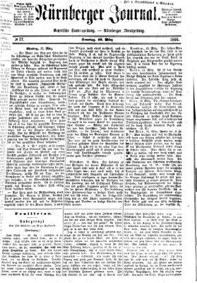 Nürnberger Journal (Nürnberger Abendzeitung) Sonntag 18. März 1866