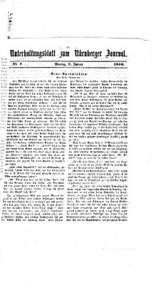 Nürnberger Journal (Nürnberger Abendzeitung) Montag 15. Januar 1866
