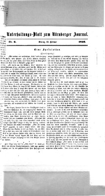 Nürnberger Journal (Nürnberger Abendzeitung) Montag 12. Februar 1866