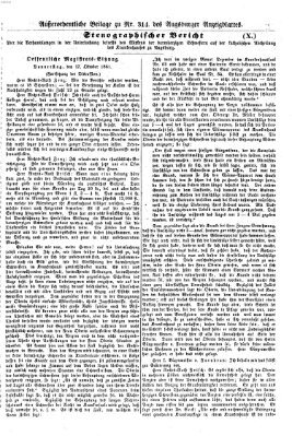Augsburger Anzeigeblatt Freitag 15. November 1861